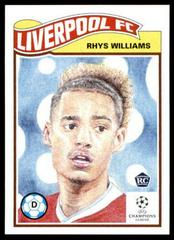 Rhys Williams Soccer Cards 2021 Topps Living UEFA Champions League Prices