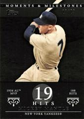 Mickey Mantle [23 Hits] Baseball Cards 2007 Topps Moments & Milestones Prices