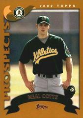 Neal Cotts #T134 Baseball Cards 2002 Topps Traded Prices