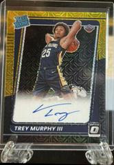Trey Murphy III [Gold Signature] #178 Basketball Cards 2021 Panini Donruss Optic Prices