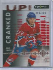 Cole Caufield [Red] #CU-CA Hockey Cards 2022 Upper Deck Synergy Cranked Up Prices