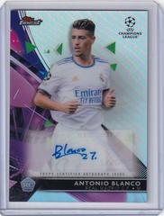 Antonio Blanco Soccer Cards 2021 Topps Finest UEFA Champions League Autographs Prices