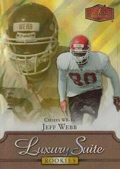 Jeff Webb [Gold] Football Cards 2006 Flair Showcase Prices