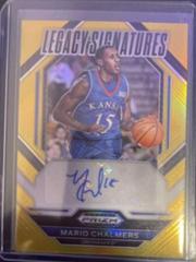 Mario Chalmers [Gold] #LS-MCH Basketball Cards 2023 Panini Prizm Draft Picks Legacy Signatures Prices