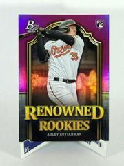 Adley Rutschman [Purple] #RR-3 Baseball Cards 2023 Bowman Platinum Renowned Rookies Prices