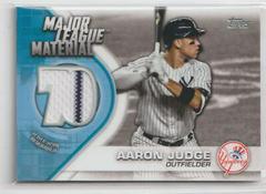 Aaron Judge Baseball Cards 2021 Topps Major League Material Relics Prices