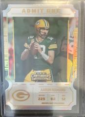 Aaron Rodgers #AO-ARO Football Cards 2022 Panini Contenders Admit One Prices