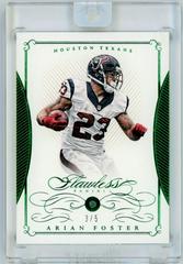 Arian Foster [Emerald] #66 Football Cards 2015 Panini Flawless Prices