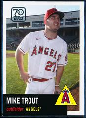 Mike Trout Baseball Cards 2021 Topps Update 70 Years of Baseball Prices