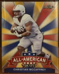 Christian McCaffrey [Gold] #AA-04 Football Cards 2017 Leaf Draft All American Prices