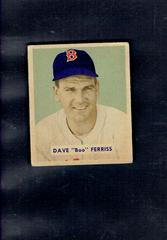 Dave Ferriss #211 Baseball Cards 1949 Bowman Prices