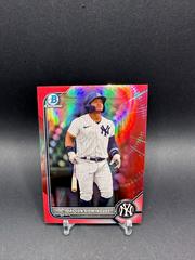 Jasson Dominguez [Red] #BDC-75 Baseball Cards 2022 Bowman Draft Chrome Prices