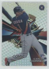 Carlos Correa [Dots] Baseball Cards 2015 Topps High Tek Prices