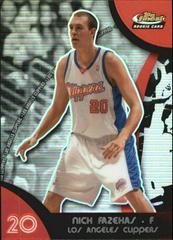 Nick Fazekas [Red Refractor] #58 Basketball Cards 2007 Finest Prices