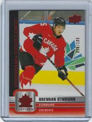 Brennan Othmann [Exclusives] Hockey Cards 2023 Upper Deck Team Canada Juniors Prices