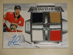 Jonathan Huberdeau [Autograph] Hockey Cards 2021 Upper Deck The Cup Foundations Quad Jersey Prices