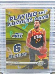 Rudy Gobert [Gold] Basketball Cards 2021 Panini Contenders Optic Playing the Numbers Game Prices