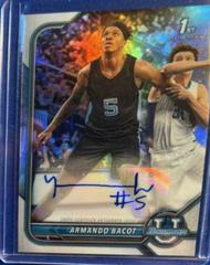 Armando Bacot Basketball Cards 2021 Bowman University Chrome Autographs Prices