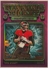 Tom Brady [Gold] Football Cards 2021 Panini Contenders Winning Ticket Prices