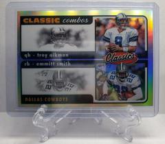 Emmitt Smith, Troy Aikman [Silver] #CC-12 Football Cards 2022 Panini Classics Combos Prices
