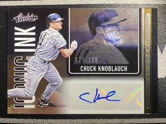 Chuck Knoblauch Baseball Cards 2022 Panini Absolute Iconic Ink Autographs Prices