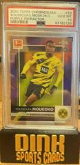 Youssoufa Moukoko [Purple Refractor] Soccer Cards 2020 Topps Chrome Bundesliga Prices