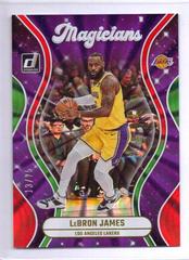 LeBron James [Red Green] #10 Basketball Cards 2023 Panini Donruss Magicians Prices