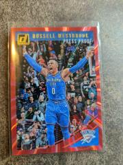 Russell Westbrook [Press Proof Red Laser] #107 Basketball Cards 2018 Panini Donruss Prices