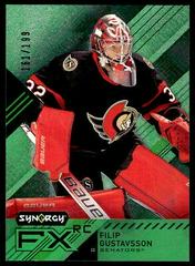 Filip Gustavsson [Green] Hockey Cards 2021 Upper Deck Synergy FX Rookies Prices