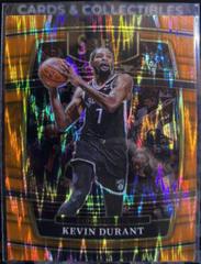 Kevin Durant [Orange Flash Prizm] Basketball Cards 2021 Panini Select Prices
