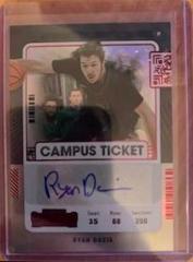Ryan Davis [Campus] #CT-RDA Basketball Cards 2022 Panini Chronicles Draft Picks Contenders College Ticket Autograph Prices