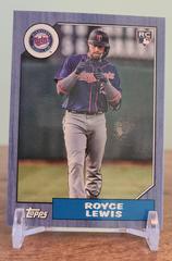 Royce Lewis [Blue] Baseball Cards 2022 Topps Mini 1987 Prices