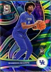 Shaedon Sharpe [Marble] Basketball Cards 2022 Panini Chronicles Draft Picks Spectra Prices