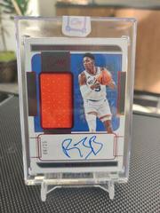 RJ Barrett [Red] #JA-RJB Basketball Cards 2021 Panini One and One Jersey Autographs Prices