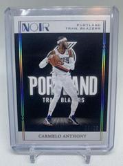 Carmelo Anthony [Holo Silver] #2 Basketball Cards 2020 Panini Noir Prices