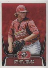 Shelby Miller [Red Refractor] Baseball Cards 2012 Bowman Platinum Prospects Prices