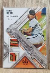 Camilo Doval #DKM-CD Baseball Cards 2022 Panini Diamond Kings DK Materials Prices
