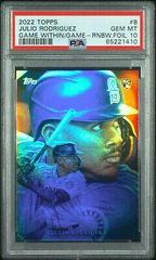 Julio Rodriguez [Rainbow Foil] Baseball Cards 2022 Topps Game Within Game Prices