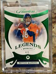 Peyton Manning [Emerald] #78 Football Cards 2020 Panini Flawless Prices