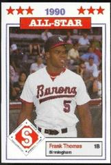 Frank Thomas #11 Baseball Cards 1990 Southern League All Star Prices