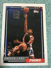Andrew Lang #276 Basketball Cards 1992 Topps Prices