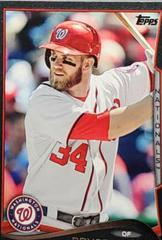 Bryce Harper [Black] Baseball Cards 2014 Topps Prices