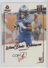 Wan'Dale Robinson [Red] #YSR-WRO Football Cards 2022 Panini Luminance Year One Signatures RPS Prices