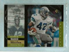 Chris Warren #21 Football Cards 1995 SP Holoview Prices