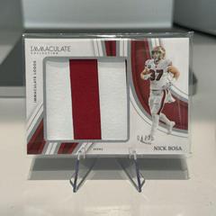 Nick Bosa #47 Football Cards 2023 Panini Immaculate Patch Prices