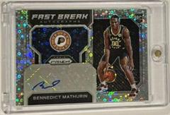 Bennedict Mathurin #FBR-BMP Basketball Cards 2022 Panini Prizm Fast Break Rookie Autographs Prices