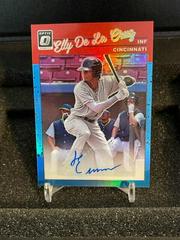 Elly De La Cruz [Carolina Blue] #1990-EC Baseball Cards 2023 Panini Donruss Optic Retro 1990 Signatures Prices