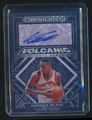 Dominique Wilkins [Purple] Basketball Cards 2021 Panini Obsidian Volcanic Signatures Prices
