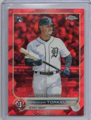 Spencer Torkelson [Red] #151 Baseball Cards 2022 Topps Chrome Sapphire Prices