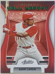 Barry Larkin [Retail Green] #HW-11 Baseball Cards 2022 Panini Absolute Hall Worthy Prices